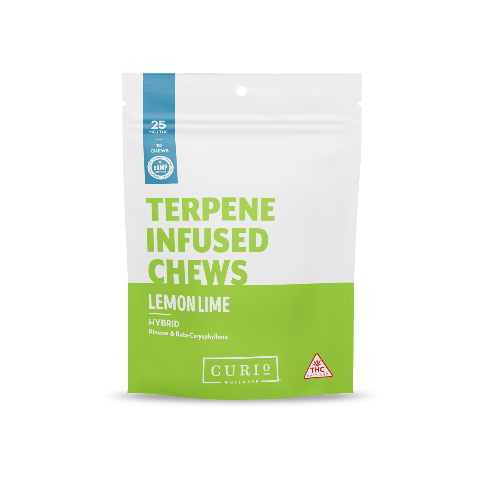 Photograph of Product: Lemon Lime - Terpene Infused Chews - 250mg