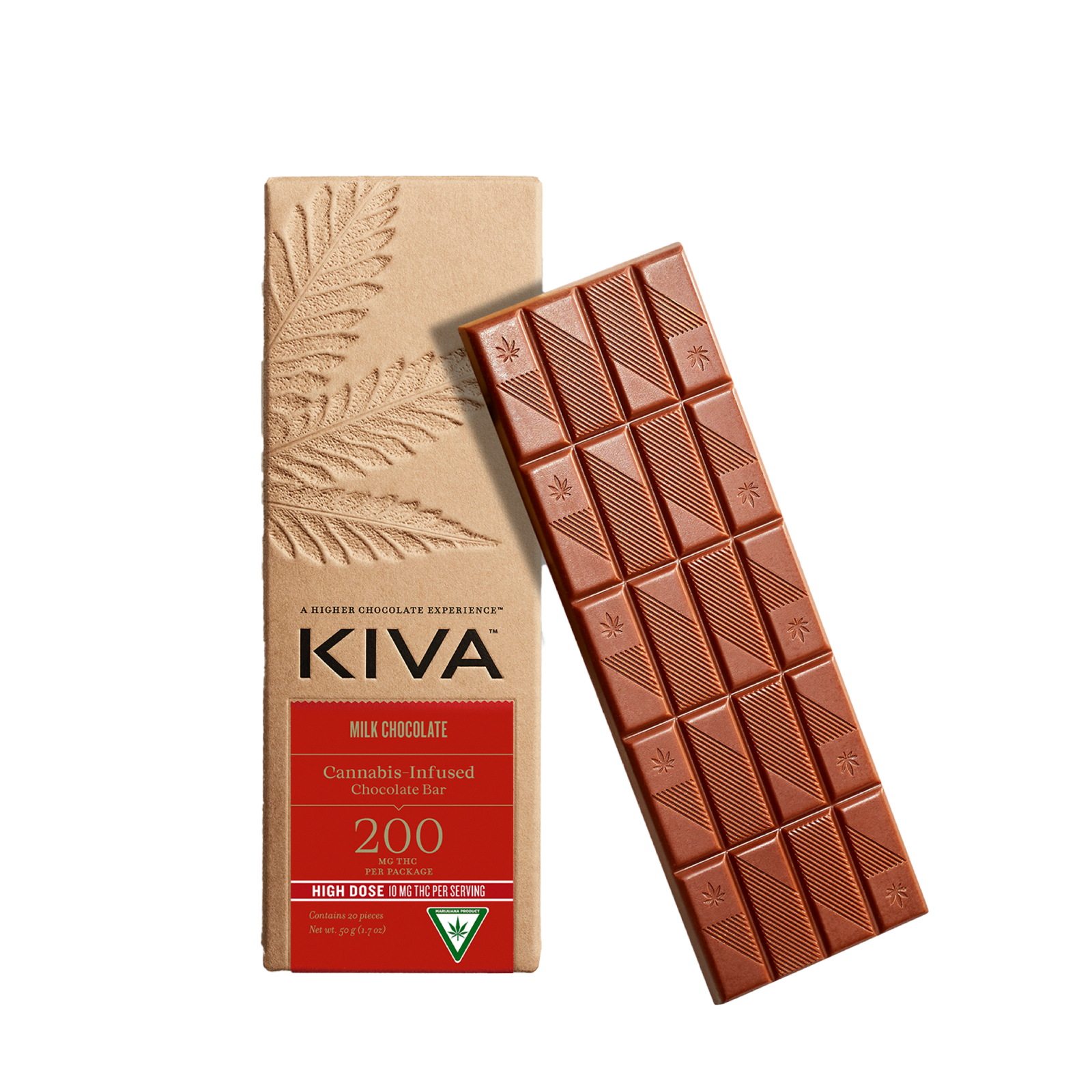 Photograph of product: Milk Chocolate Bar (200mg TH-oui)