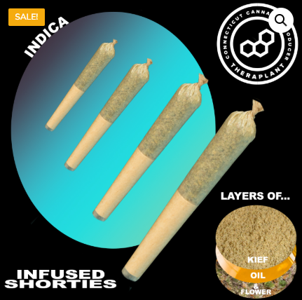 Photograph of product: Planet of the Grapes 4x.4g Infused Shorties (I) 41013