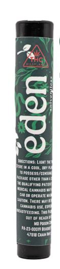 Photograph of Product: Eden Gushers BH Infused Pre-Roll 0.5g