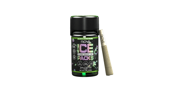 Photograph of product: Apple Fritter - 2.5g 5pk Triple Infused Pre Rolls