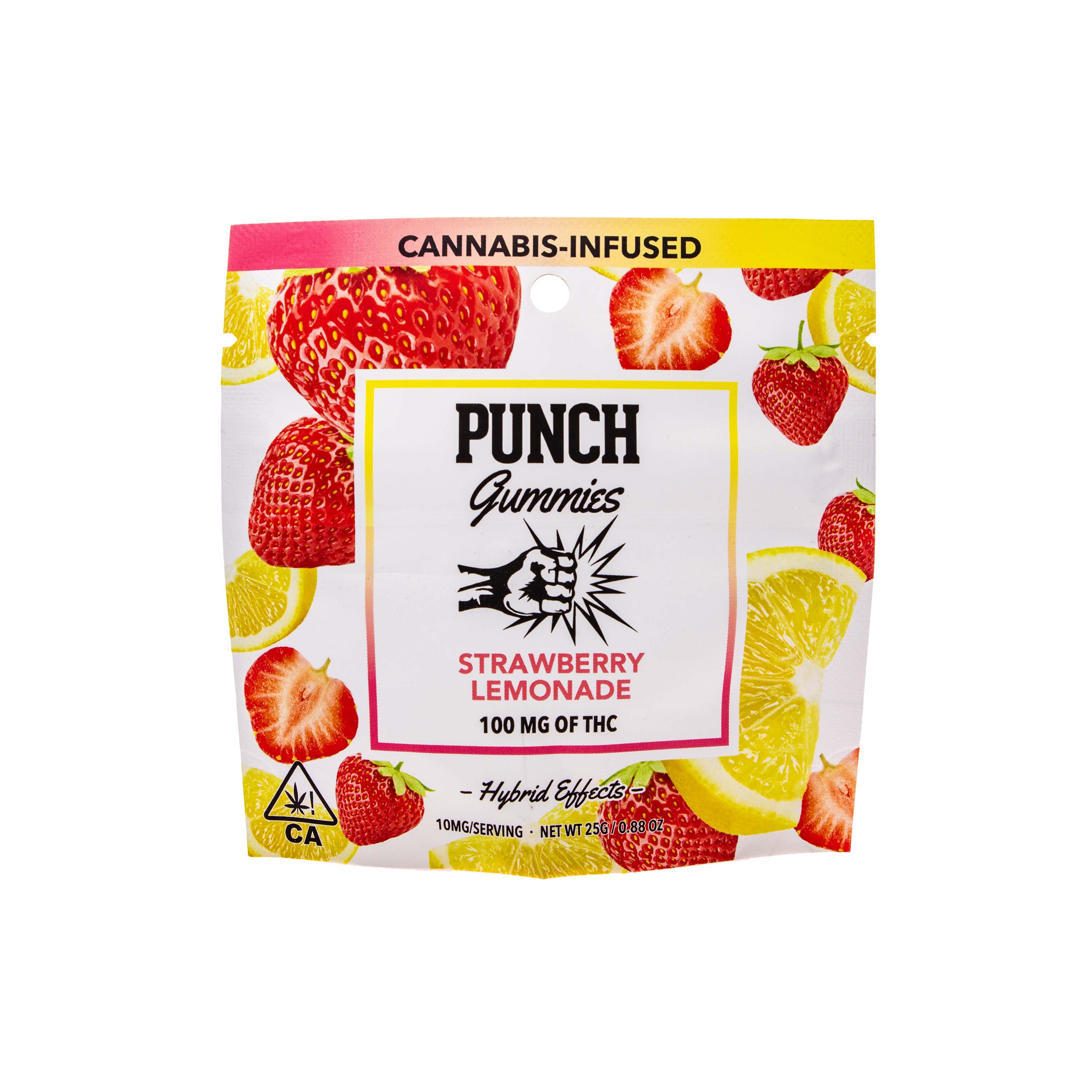 Photograph of product: Punch | Strawberry Lemonade Gummies (100mg TH-oui)