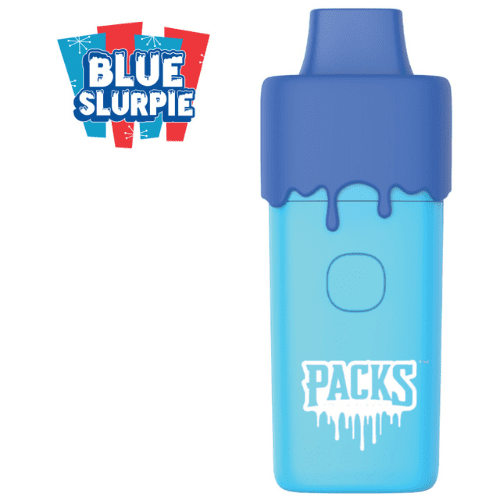 Photograph of product: PACK PODS 2G BLUE SLURPIE DISPOSABLE CARTRIDGE