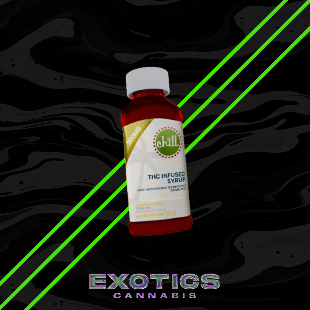 Photograph of product: Chill Medicated - Pineapple Syrup 200mg (2/$20)