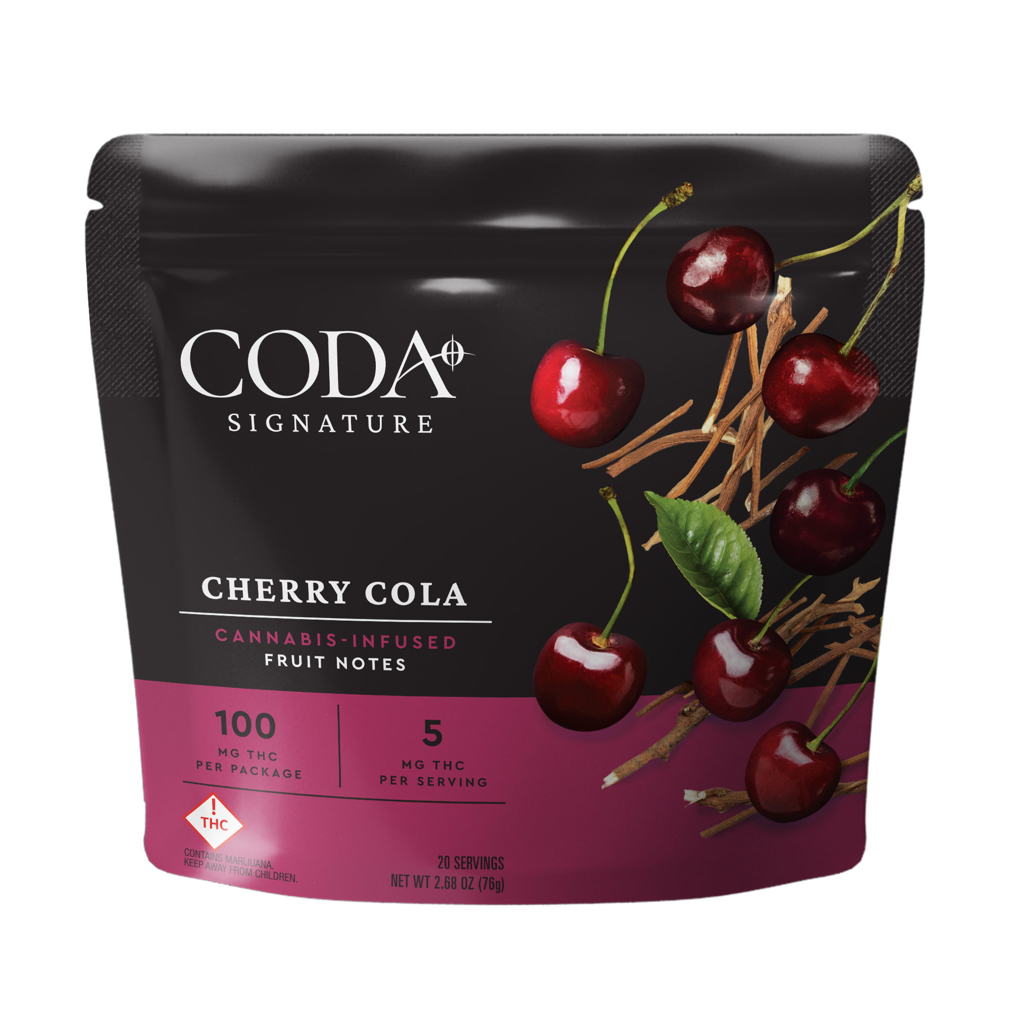 Photograph of product: Cherry Cola (H) - 100mg Fruit Notes - Coda