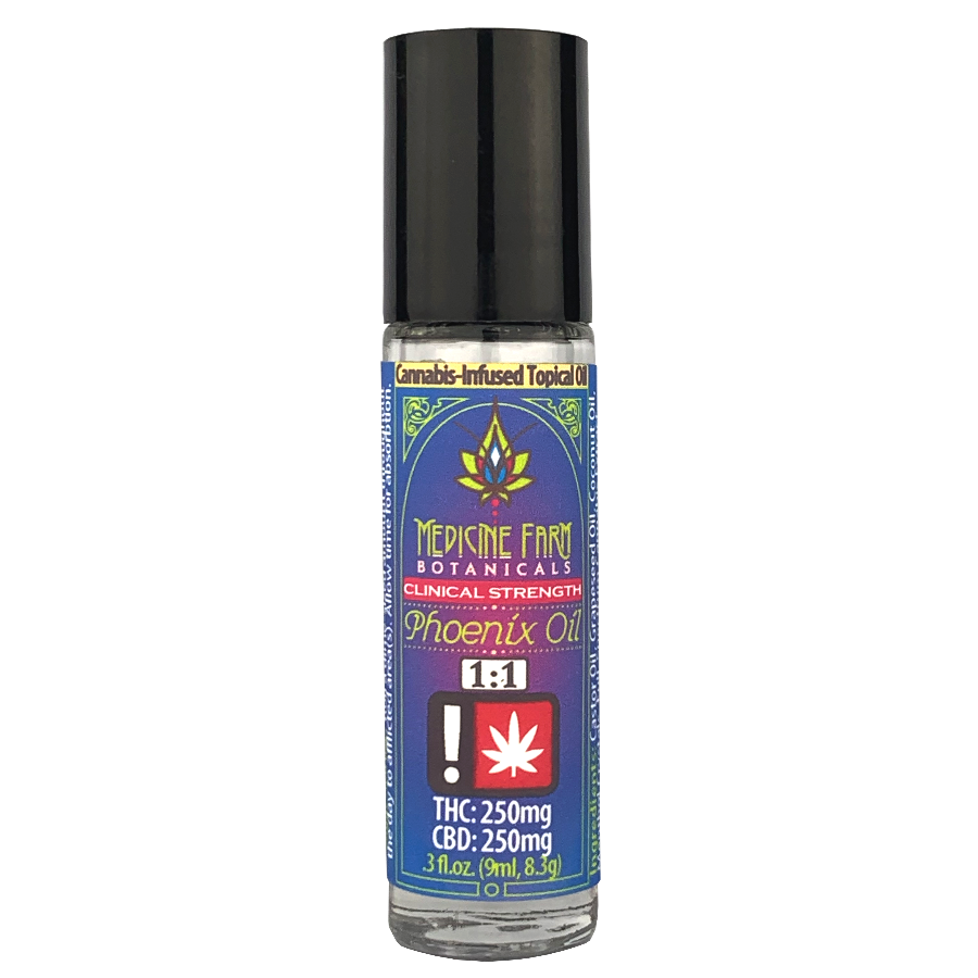 Photograph of product: Medicine Farm Botanicals - Phoenix Oil 1:1 Roll-On 0.3oz
