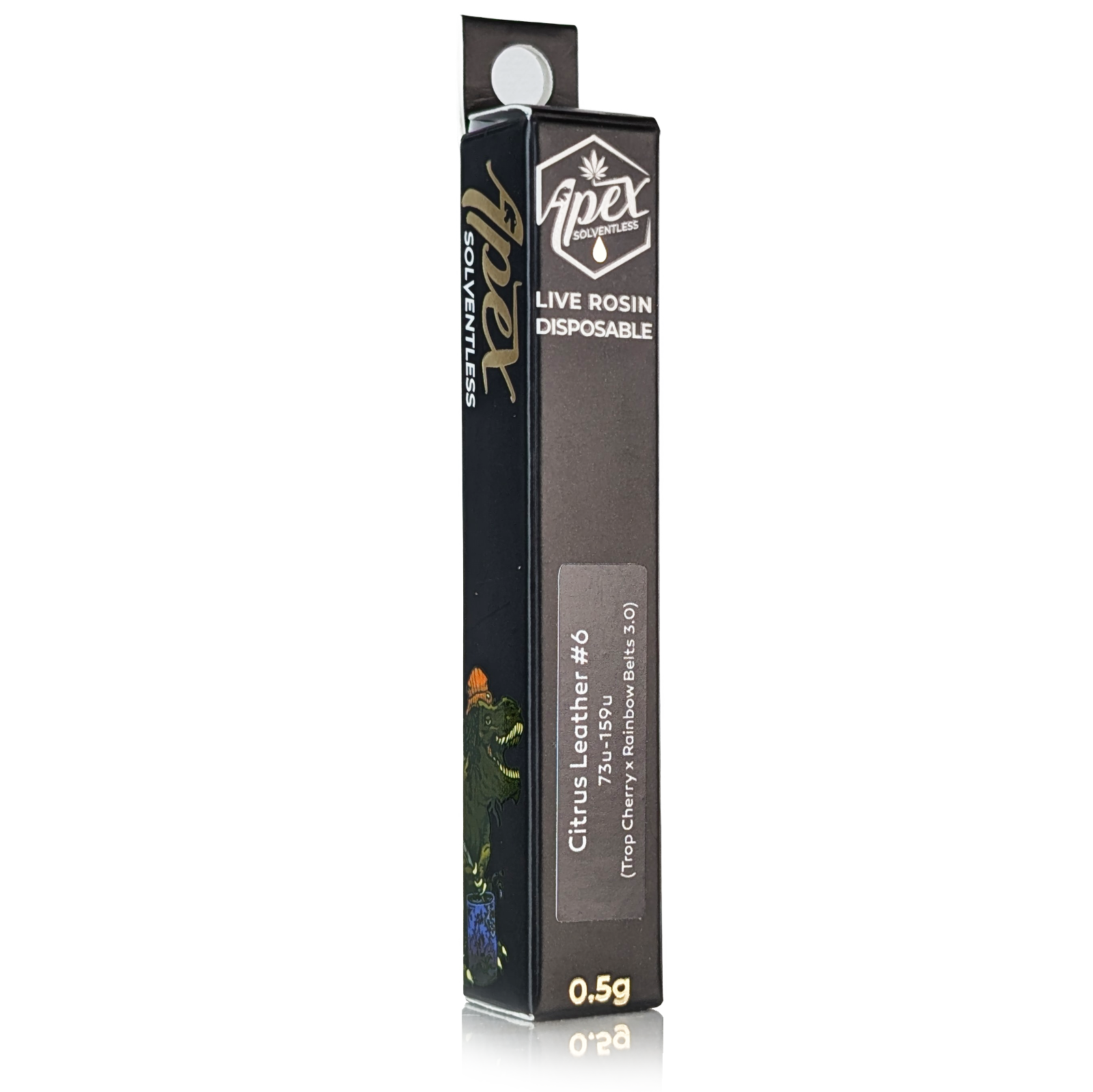 Photograph of product: CITRUS LEATHER - au chocolat ROSIN DISPOSABLE