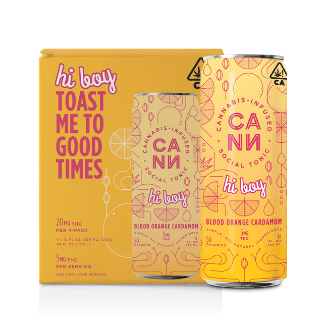 Photograph of product: Hi Boy | Blood Orange Cardamom (4-Pack) - 