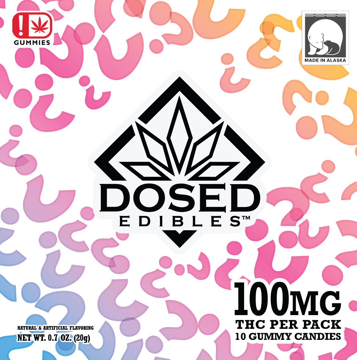 Photograph of product: Mystery Mix Gummies | 100mg | 10pk