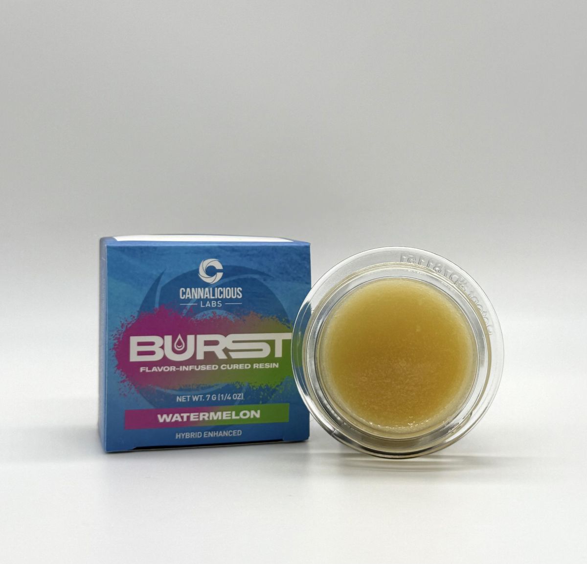 Photograph of product: CANNALICIOUS - BURST - FLAVOR INFUSED CURED RESIN - WATERMELON