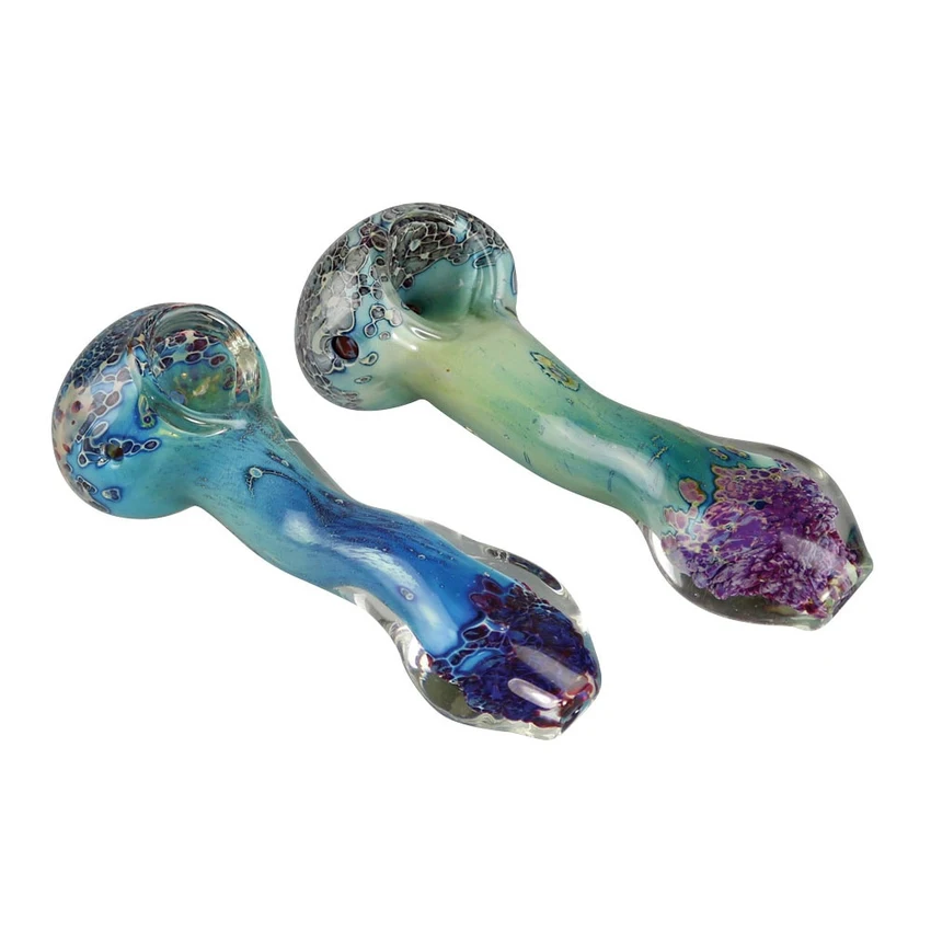 Photograph of product: Spoon - 5" Wiggle Frit Glass Pipe