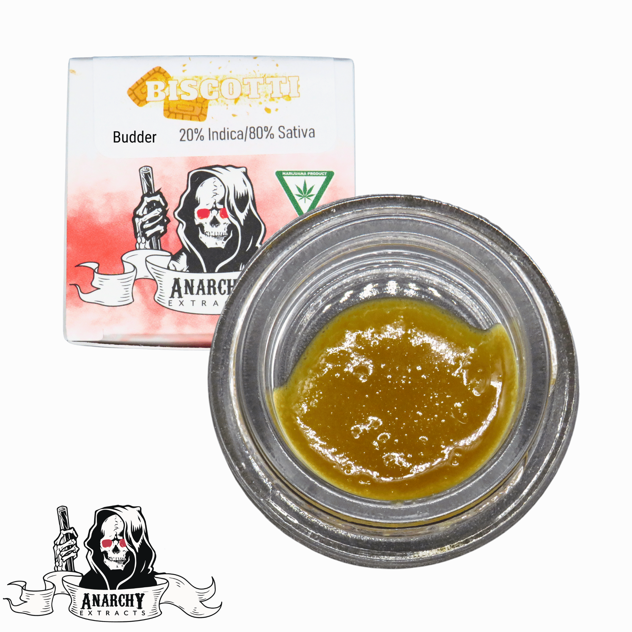 Photograph of product: Biscotti Live Resin Budder