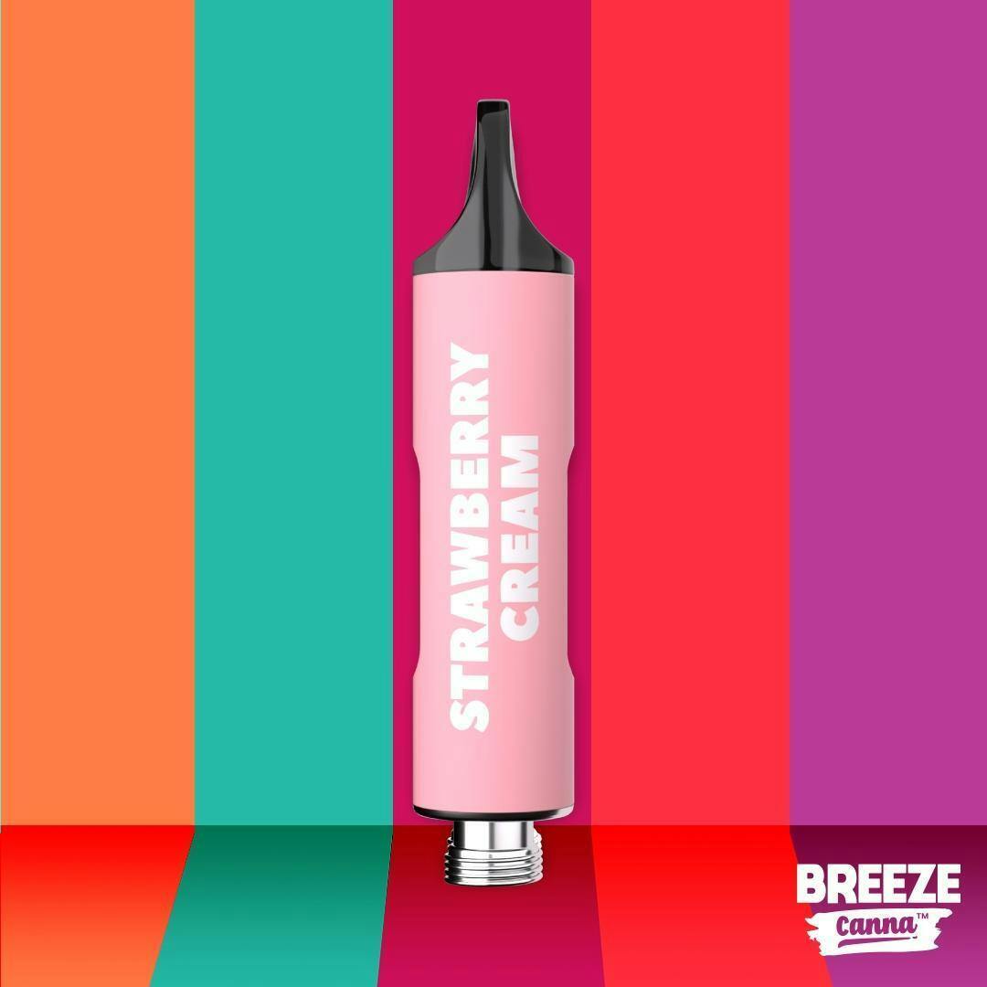Photograph of product: BREEZE | STRAWBERRY CREAM | 510 CART | 1G