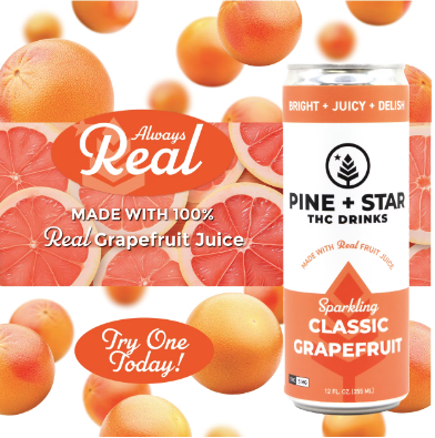 Photograph of product: Sparkling Classic Grapefruit | 5mg