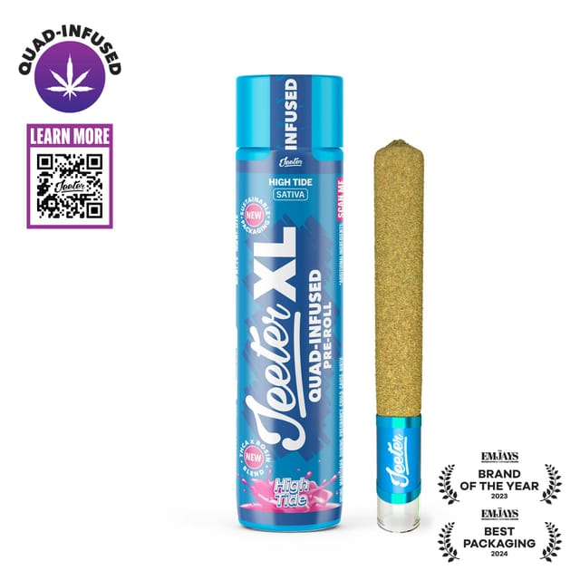 Photograph of product: 2G XL High Tide Quad Infused Preroll - 