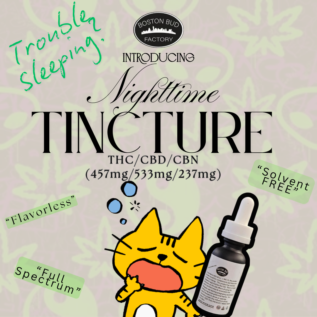 Photograph of product: BBF - Nighttime Tincture TH-oui:CBD:CBN