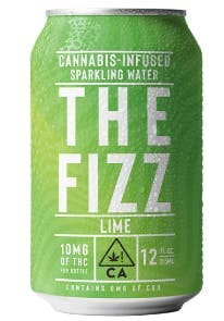 Photograph of product: The Fizz - Lime Sparkling Water (10mg)