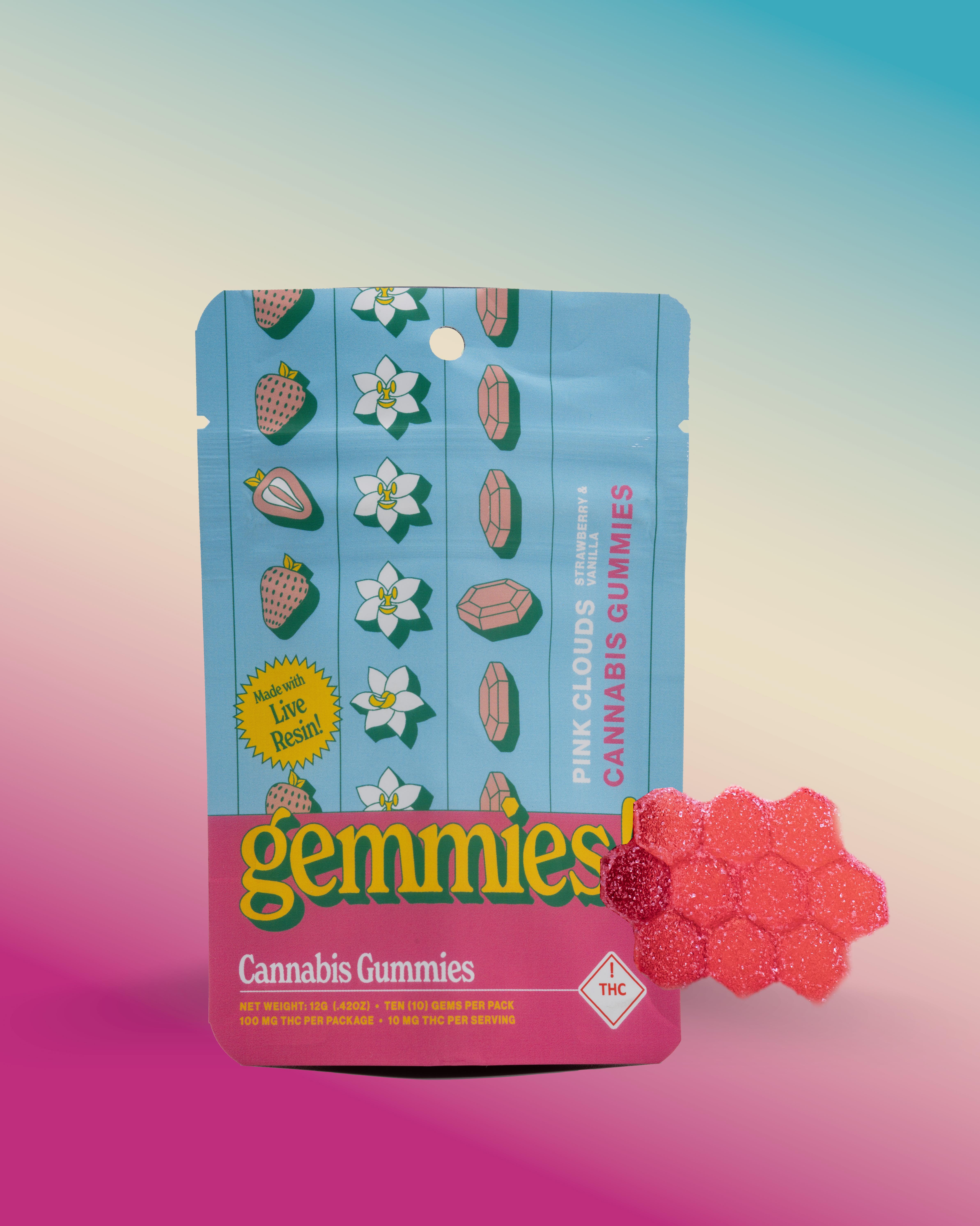 Photograph of product: Higher Culture - Pink Clouds | 10pk x 10mg | Live Resin Gummies
