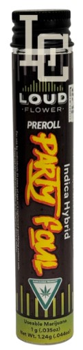 Photograph of product: MI Loud Flower Party Foul Pre-Roll 1.0g