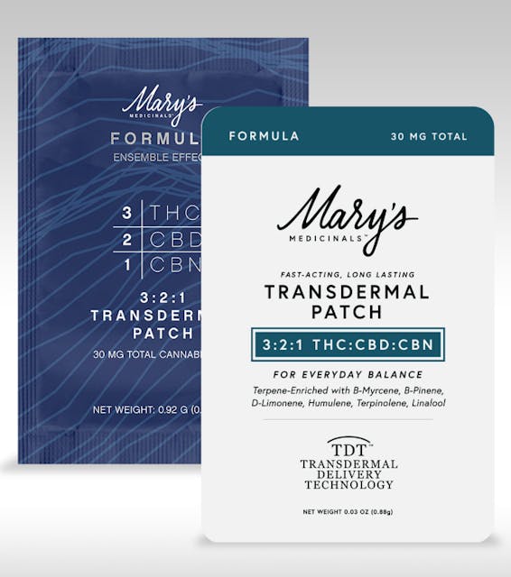 Photograph of product: Mary's Medicinal Transdermal Patches 10pk - Oui'd TH-oui (10PK)