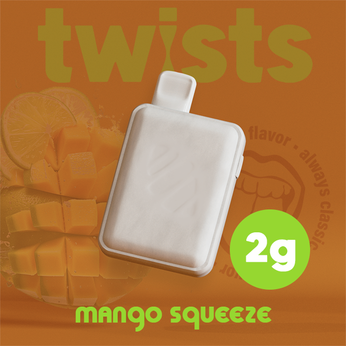 Photograph of product: Oil Twist Tugboat - Mango Squeeze - Disposable - 2000mg