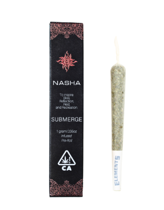 Photograph of product: G Tank x Dark Rainbow (I) 1g "Submerge" INFUSED PREROLL - Nasha