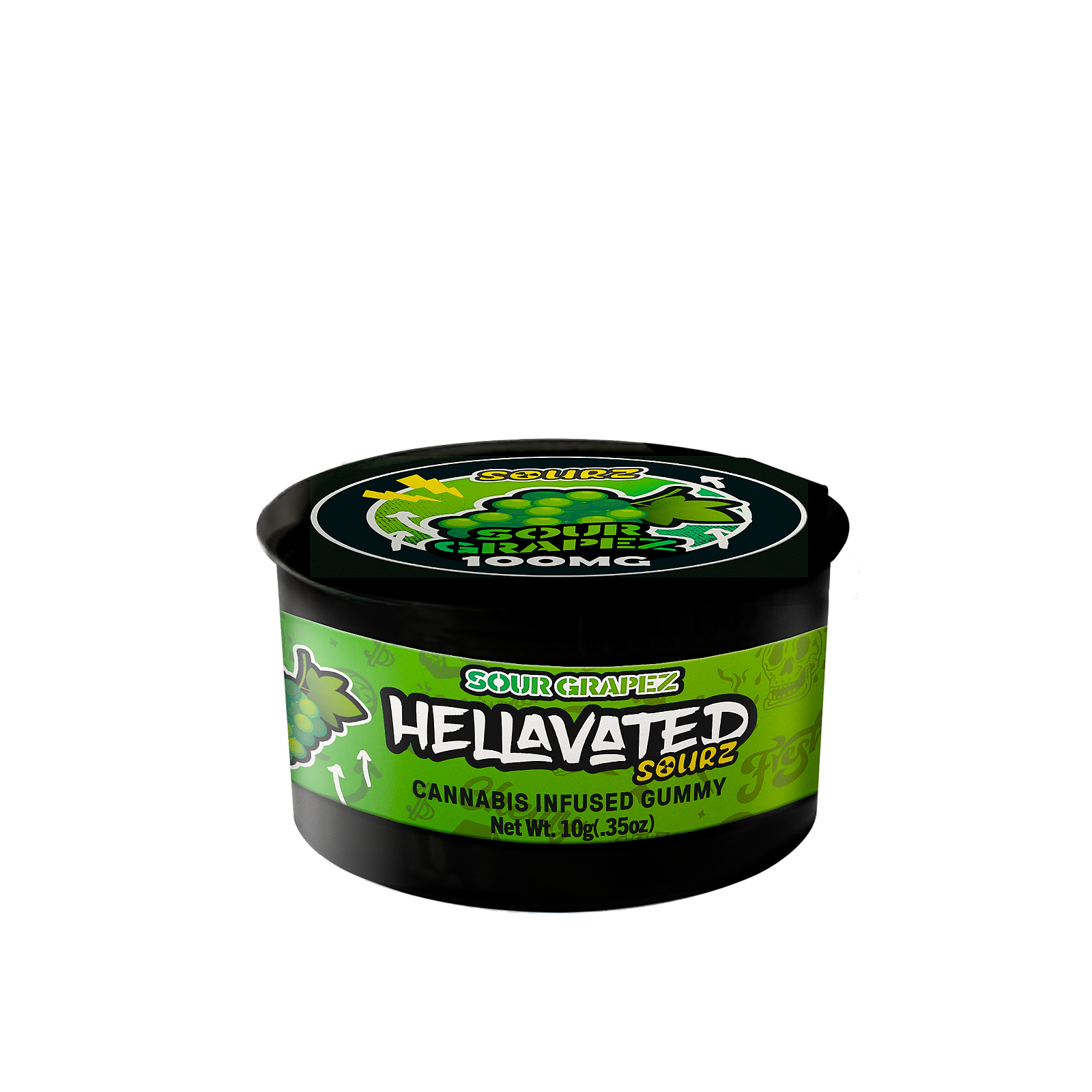 Photograph of product: HELLAVATED Gummy - Sour Grape