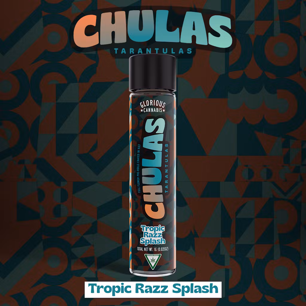 Photograph of product: Chula- Tropic Razz Splash- 1g Infused Preroll