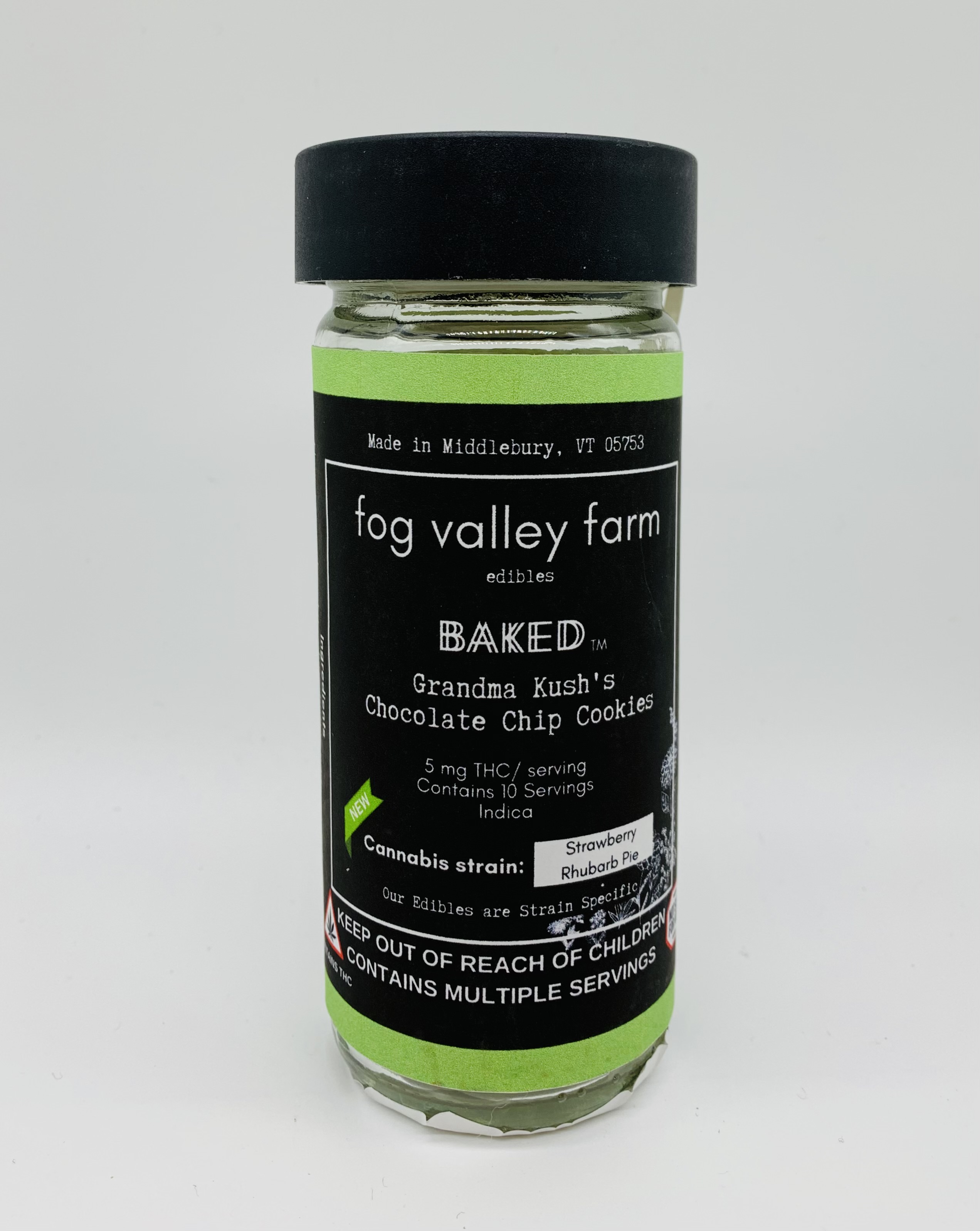 Photograph of product: Fog Valley Farm | Chocolate Chip Cookies | Edibles | 5mg x 10
