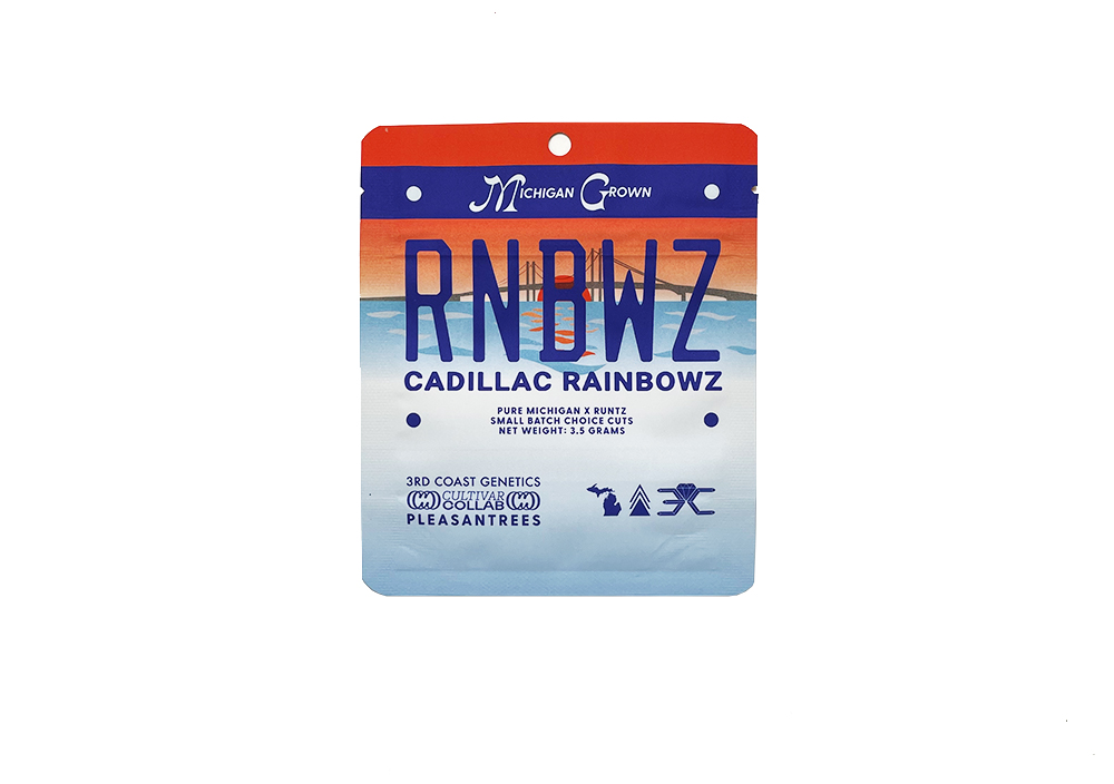 Photograph of product: Cultivar Collab - 3rd Coast | Cadillac Rainbowz | 3.5g