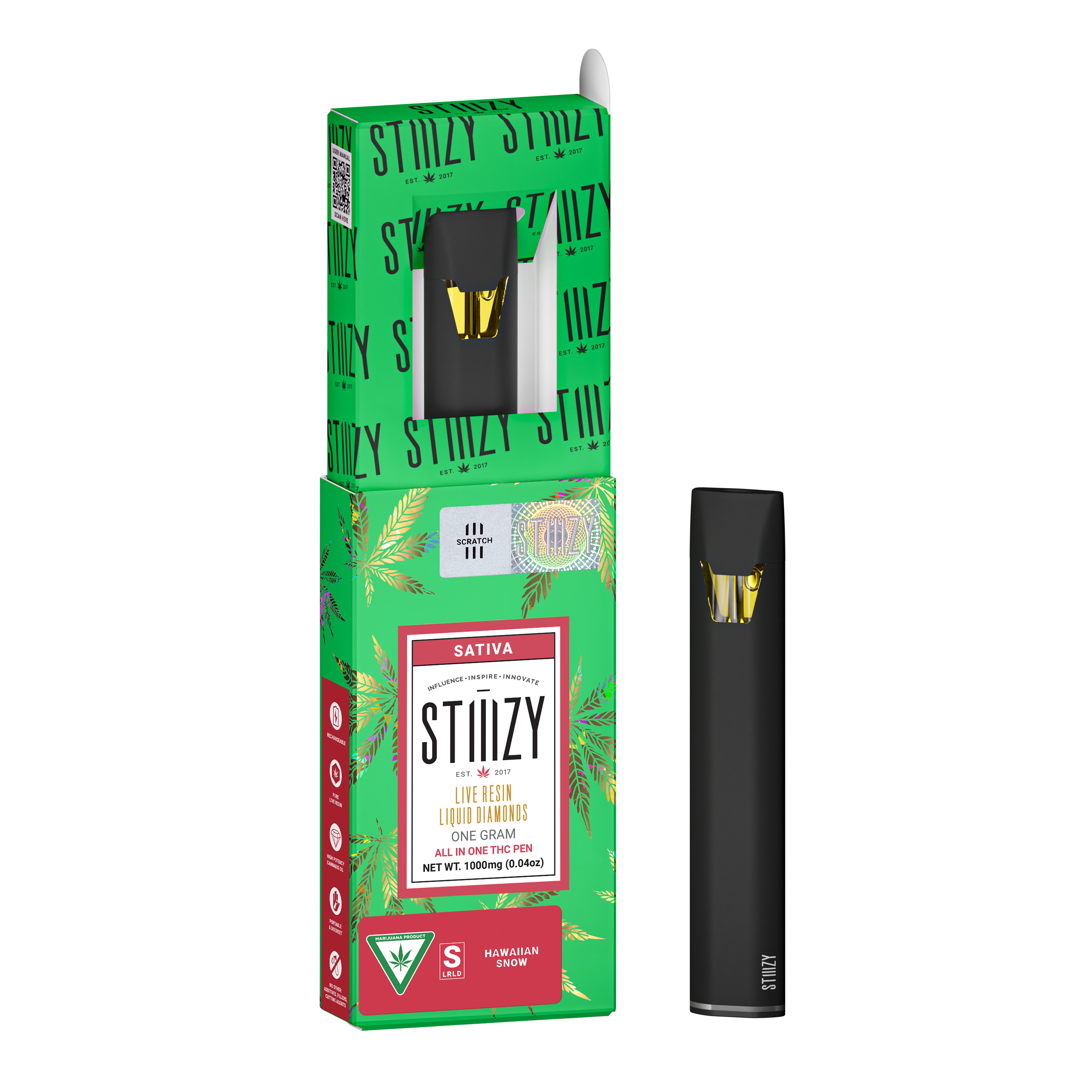 Photograph of product: Hawaiian Snow Liquid Diamonds Disposable