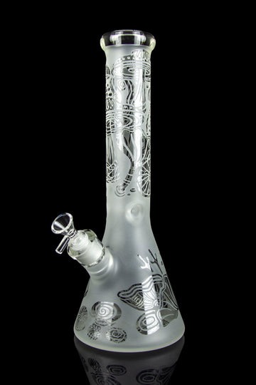 Photograph of product: Sandblasted Mushrooms | 14" Beaker