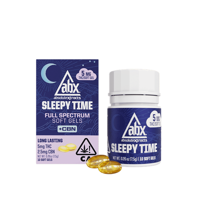 Photograph of product: 10ct | 5mg Sleepy Time Soft Gels - 
