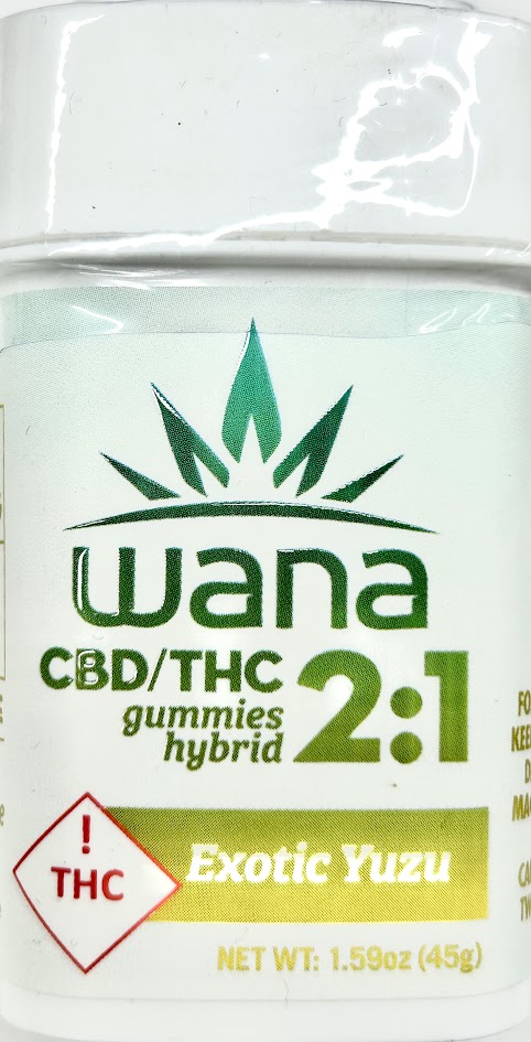Photograph of product: Exotic Yuzu Gummies - CBD 2:1 (45G)