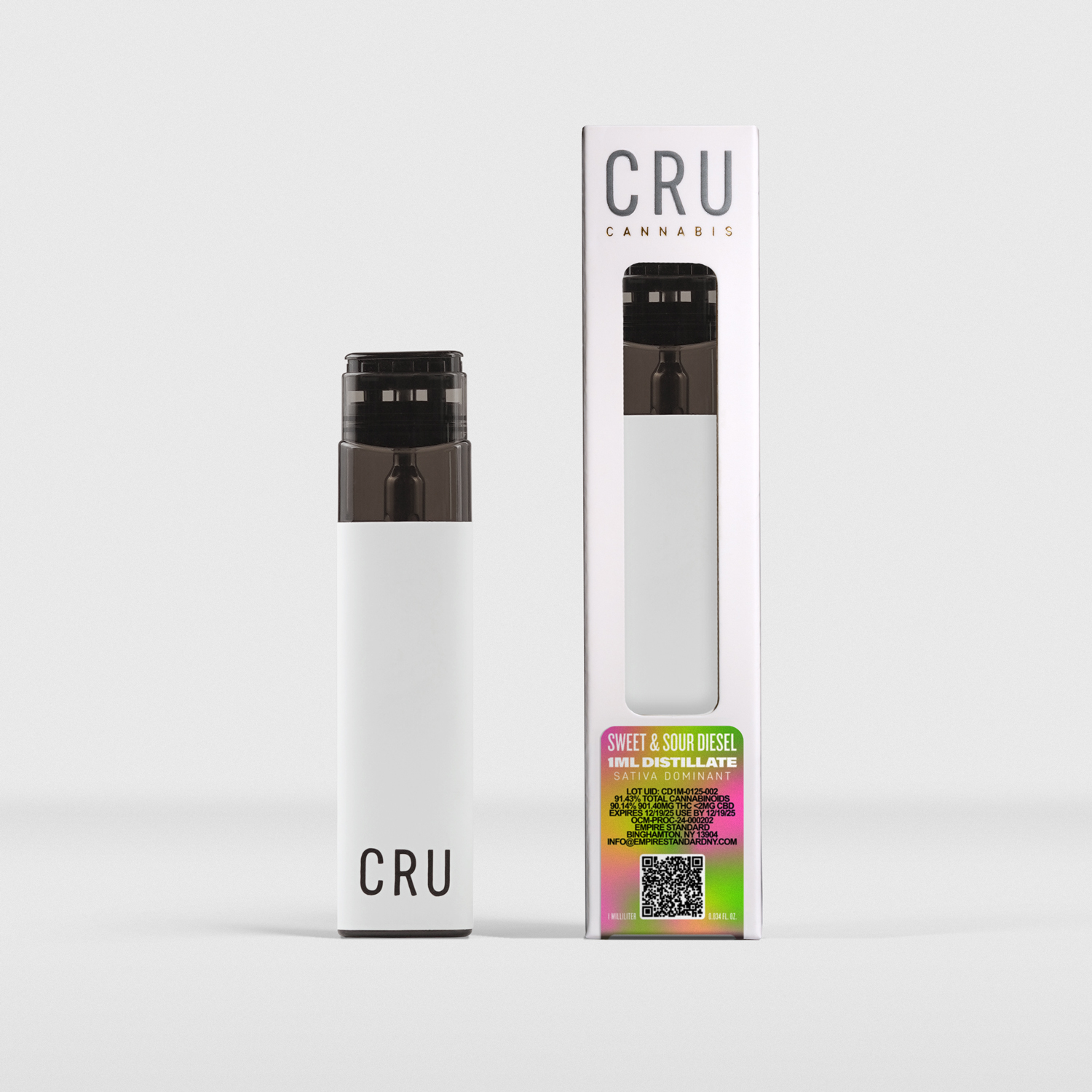 Photograph of product: CRU - Sweet & Sour Diesel Disposable Distillate Unit - 1g