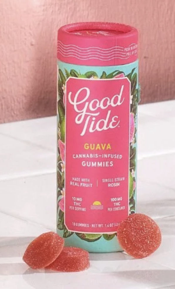 Photograph of product: Balanced Guava Live Rosin Gummy 100mg