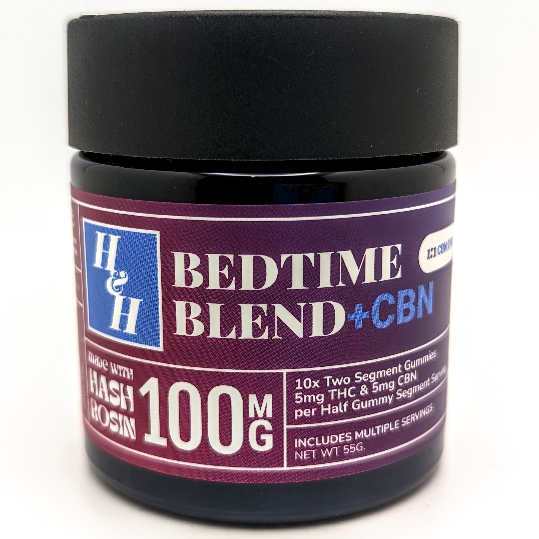 Photograph of product: Bedtime Blend 1:1 Gummies