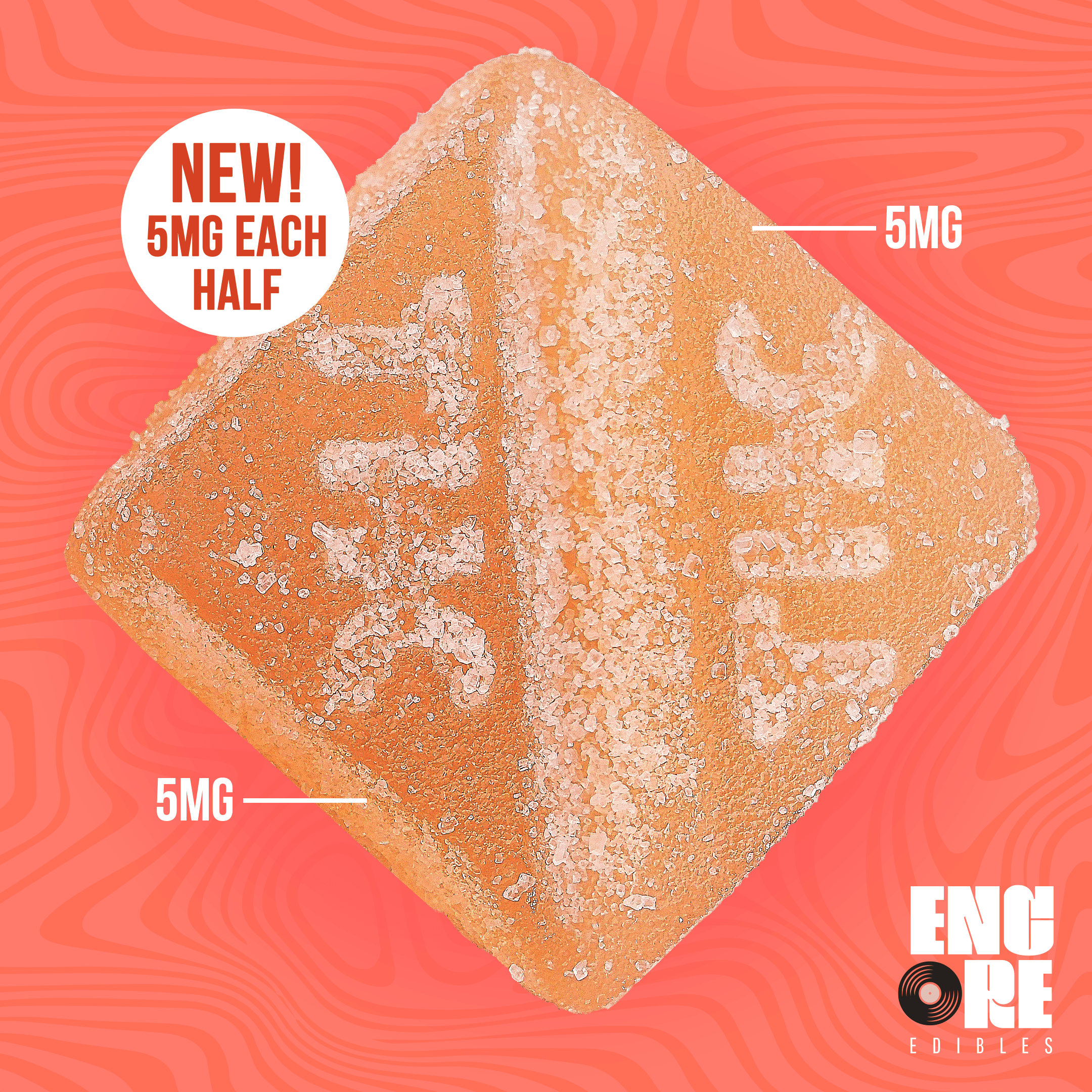 Photograph of product: Encore Sour Watermelon Gummies T97.6 (S) 10 Pack (20 Servings) - 25873