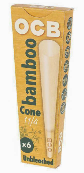 Photograph of product: OCB | Bamboo 1 1/4 Cones 6pk