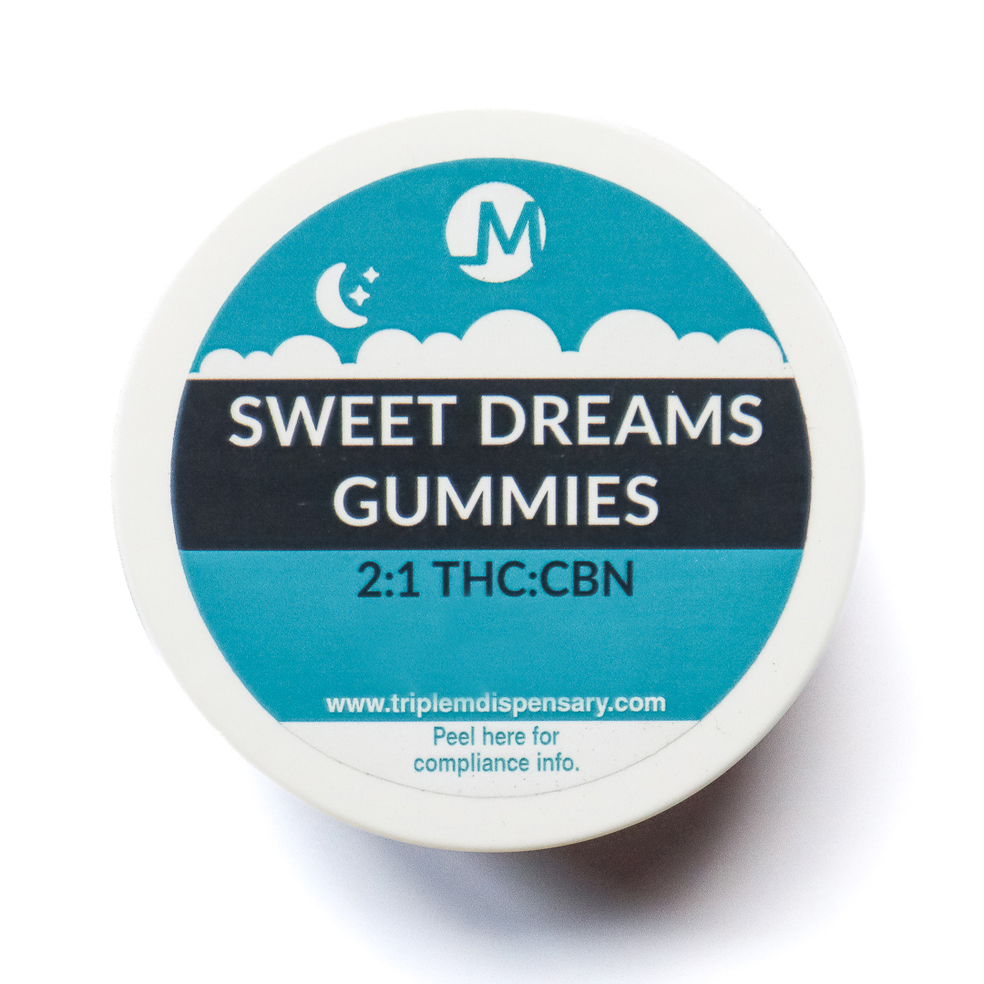 Photograph of product: Gummy 2:1 TH-oui:CBN - Sweet Dreams - Green Apple [20pk]