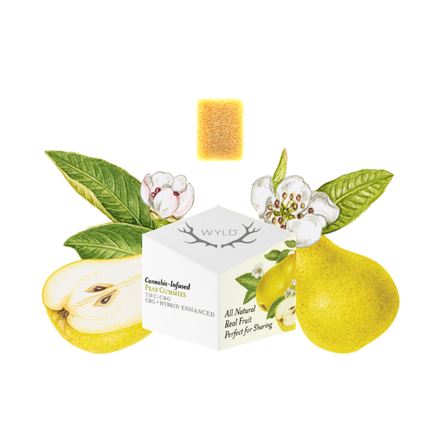 Photograph of product: 10CT- PEAR- 1:1 TH-oui:CBG