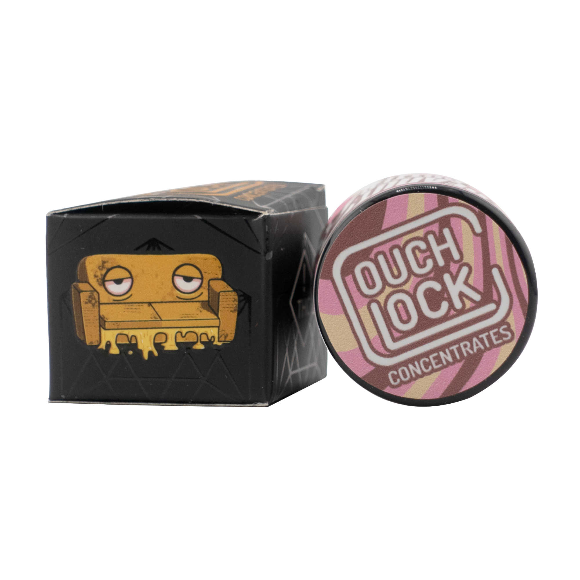 Photograph of product: Couchlock LA Kush Cake Live au chocolat Rosin 1g