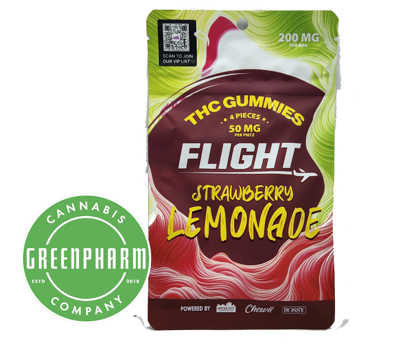 Photograph of product: Edible | Flight | Strawberry Lemonade | 200mg