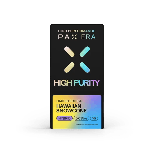 Photograph of product: Hawaiian Snow Cone PAX High Purity Distillate Pod