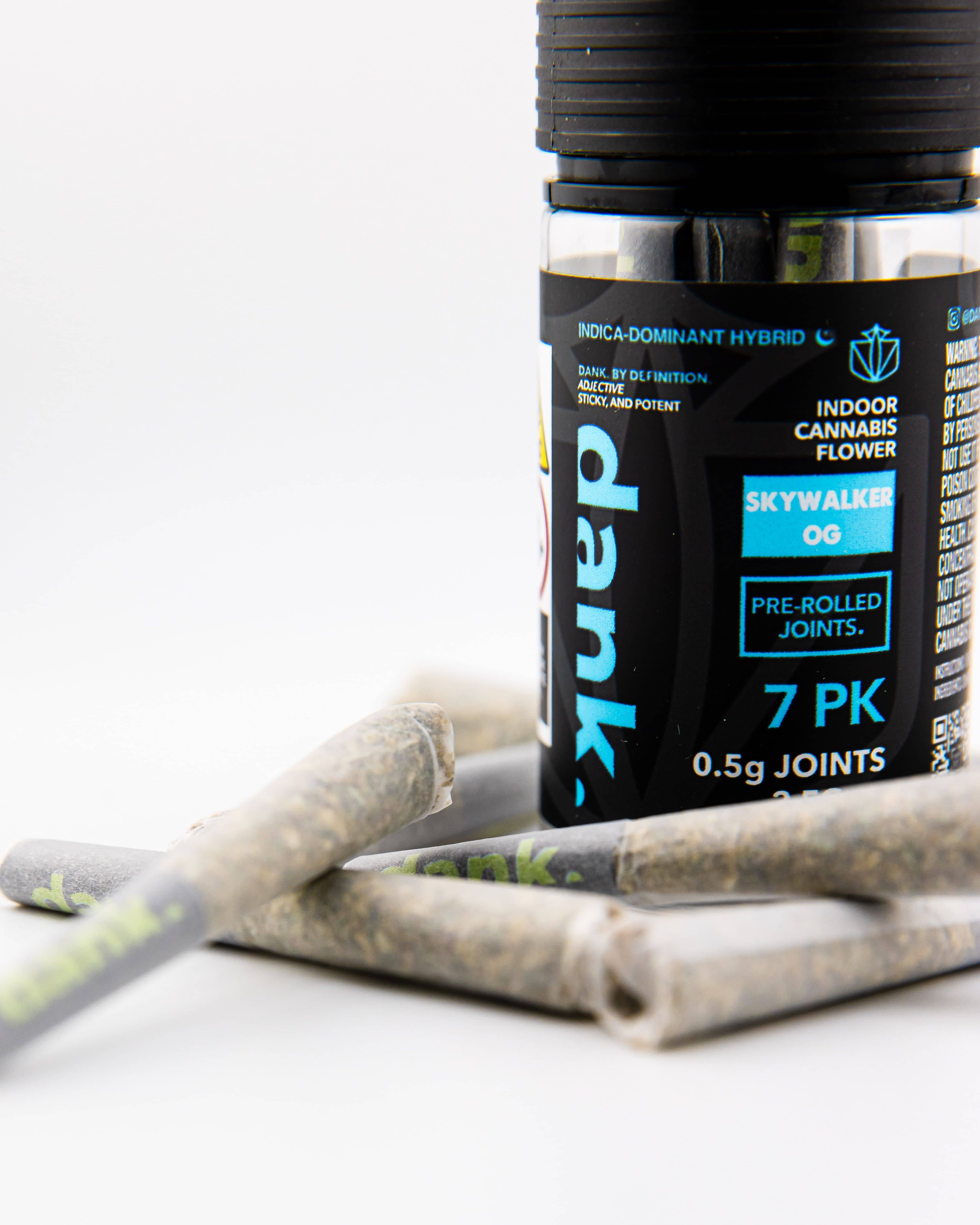 Photograph of product: Dank - Skywalker OG 7pk prerolls - PreRolls