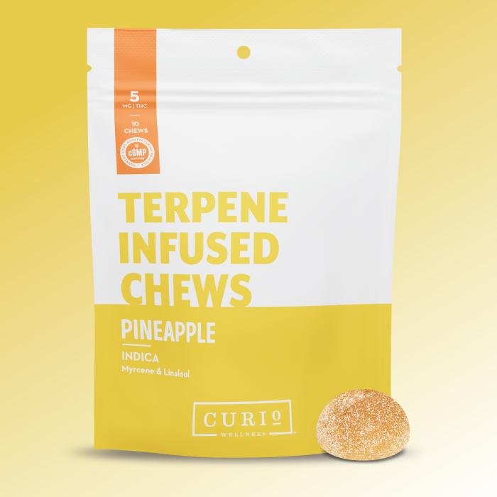Photograph of Product: Terpene Infused Pineapple Gummies 10pk