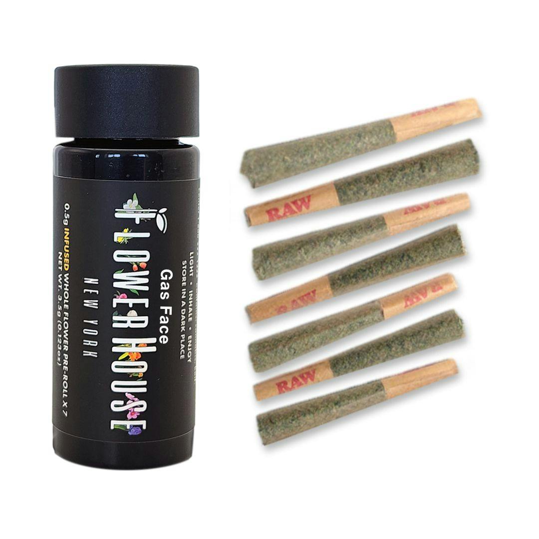 Photograph of product: Flowerhouse - Prerolls - Lemon Cherry Bomb - 5pk