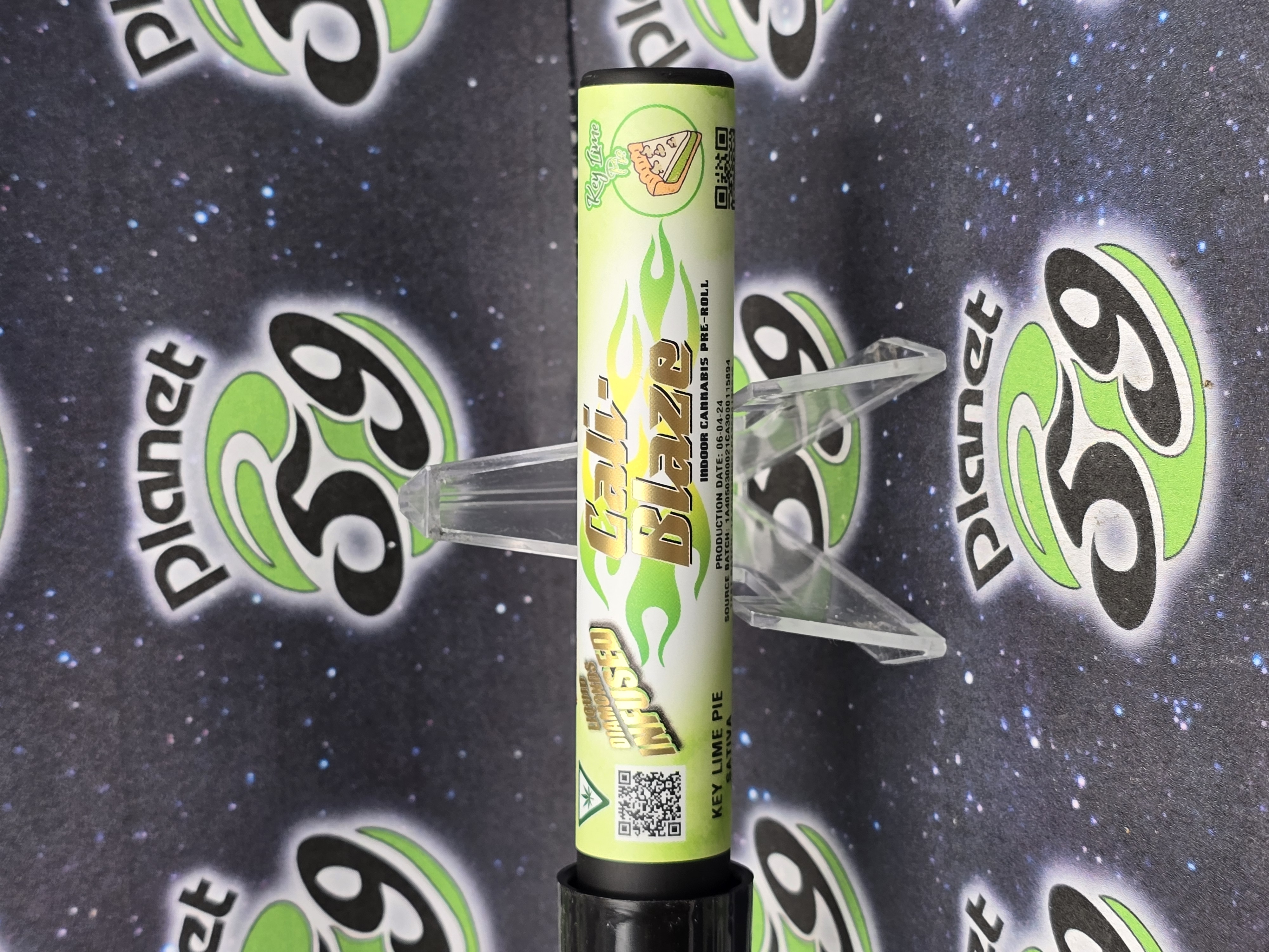 Photograph of product: Cali Blaze | Key Lime Pie | 1.2g Infused Preroll