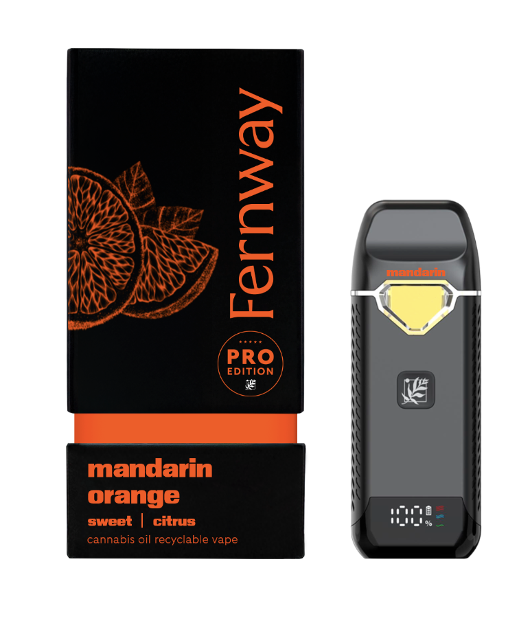 Photograph of product: Fernway Traveler Pro All-In-One Vape - Mandarin Orange