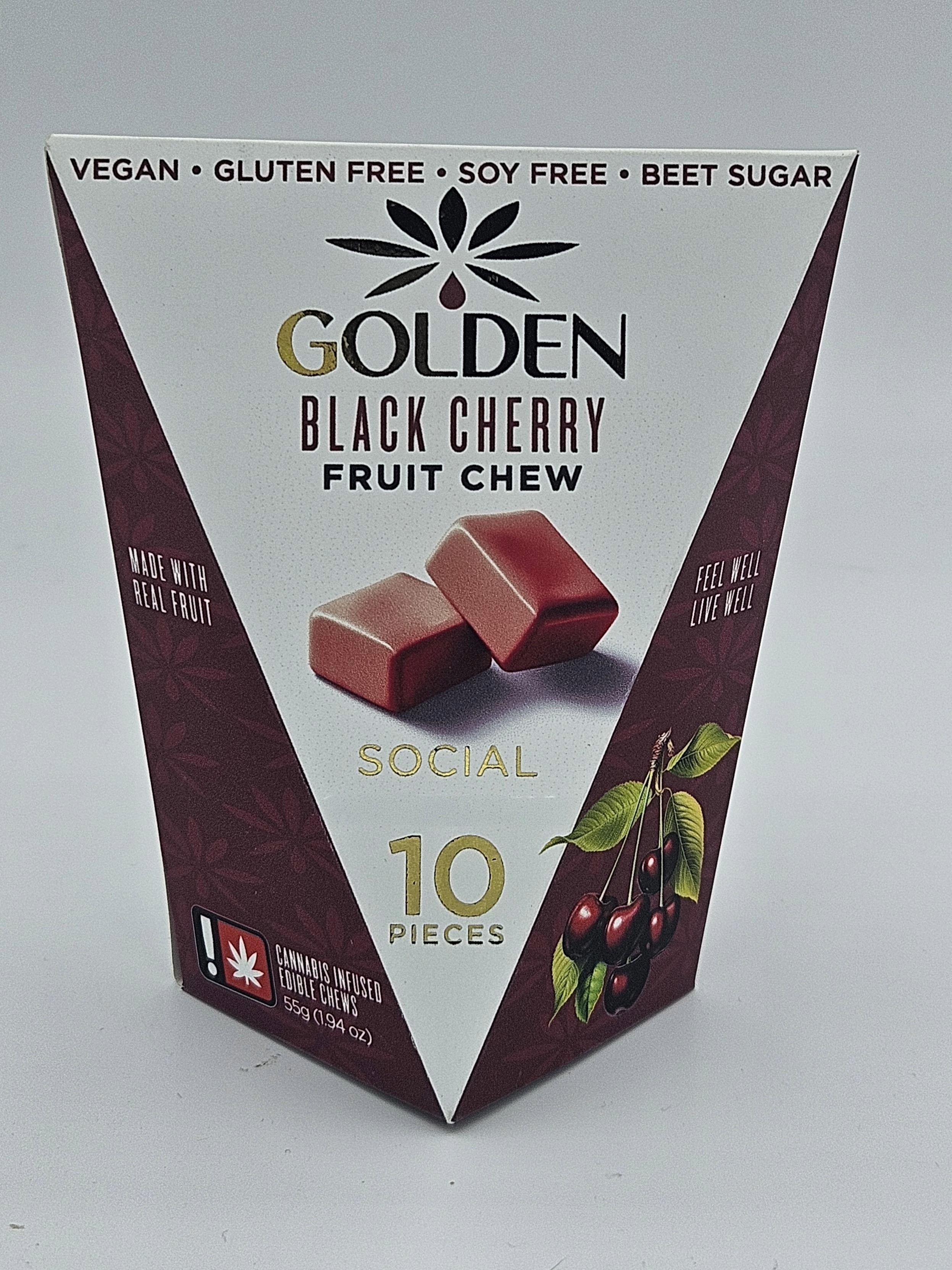 Photograph of product: Golden Fruit Chews: Black Cherry (Hybrid)